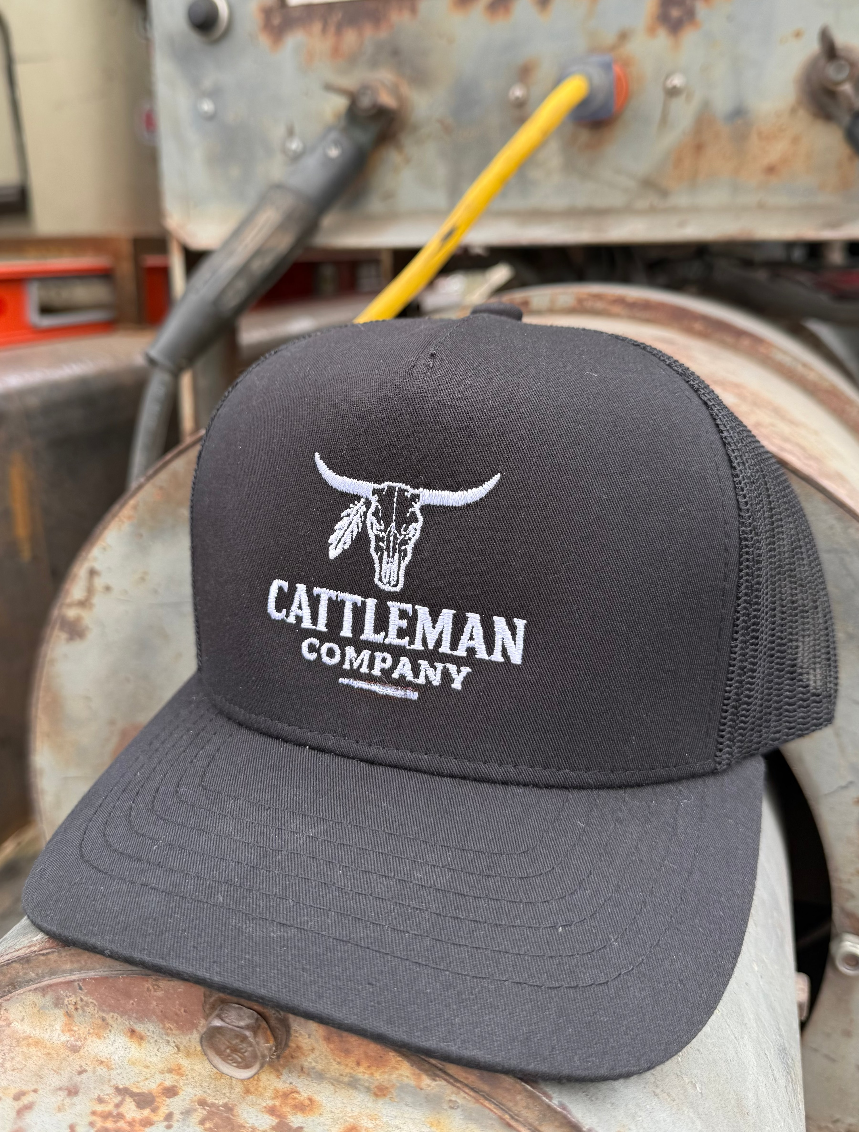 Cattleman Company Skull BLK